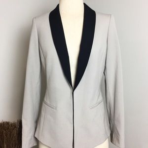 Tahari Arthur S. Levine Beige Black Lapel Blazers